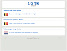 Tablet Screenshot of ligier.be